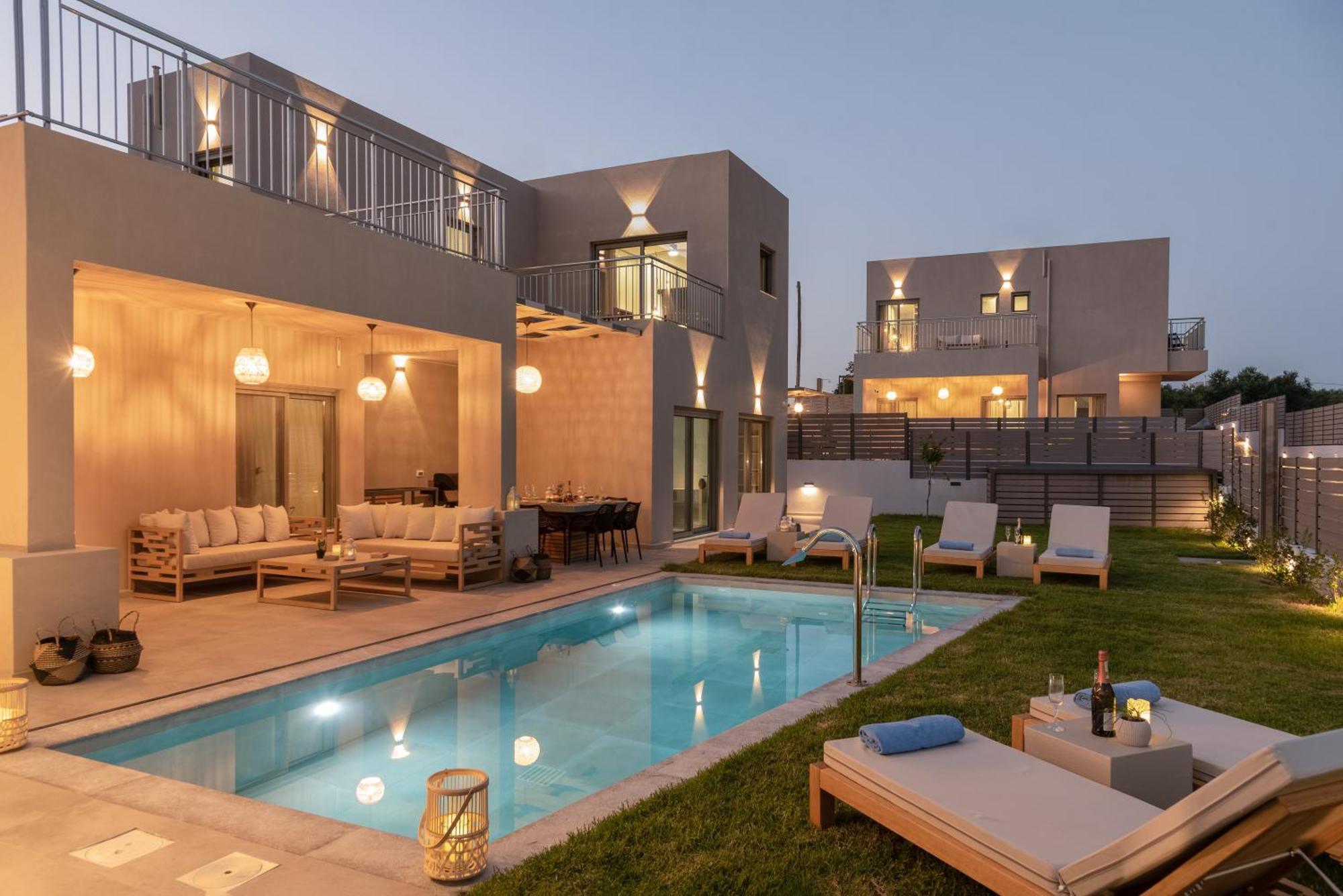 Ks Luxury Villas Heated Pools Georgioúpoli Extérieur photo