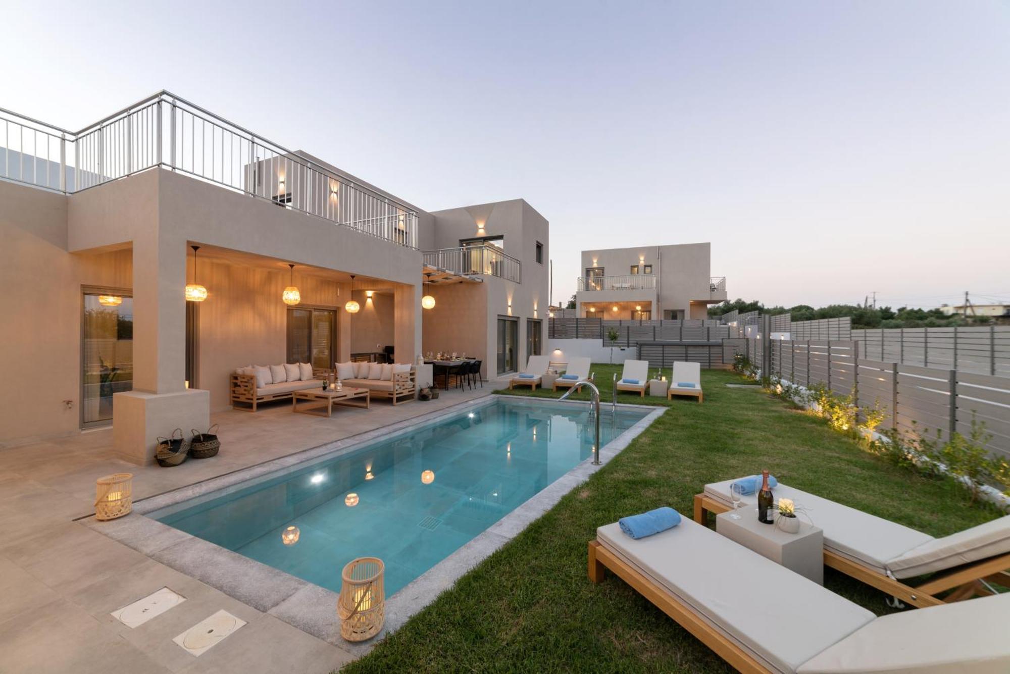 Ks Luxury Villas Heated Pools Georgioúpoli Extérieur photo